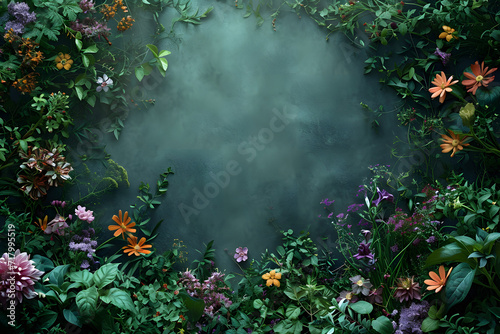 Mystical Floral Border © Articre8ing