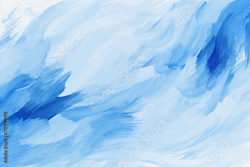 Blue brushstrokes background generated AI