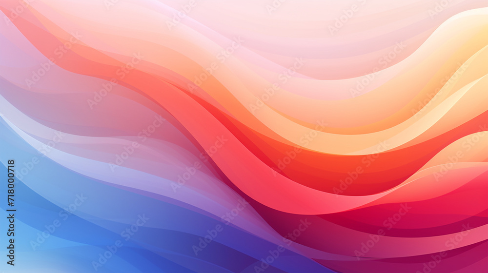 Abstract multicolor waves wallpaper - ai generative Abstract multicolor waves wallpaper - ai generative