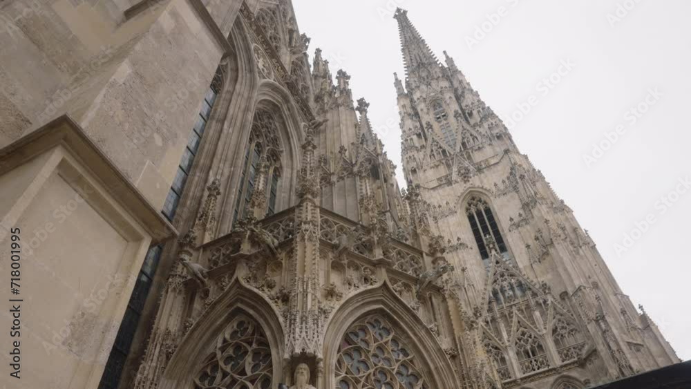 Looking up at St. Stephen's cathedral in Vienna, Austria Looking up at St. Stephen's cathedral in Vienna, Austria