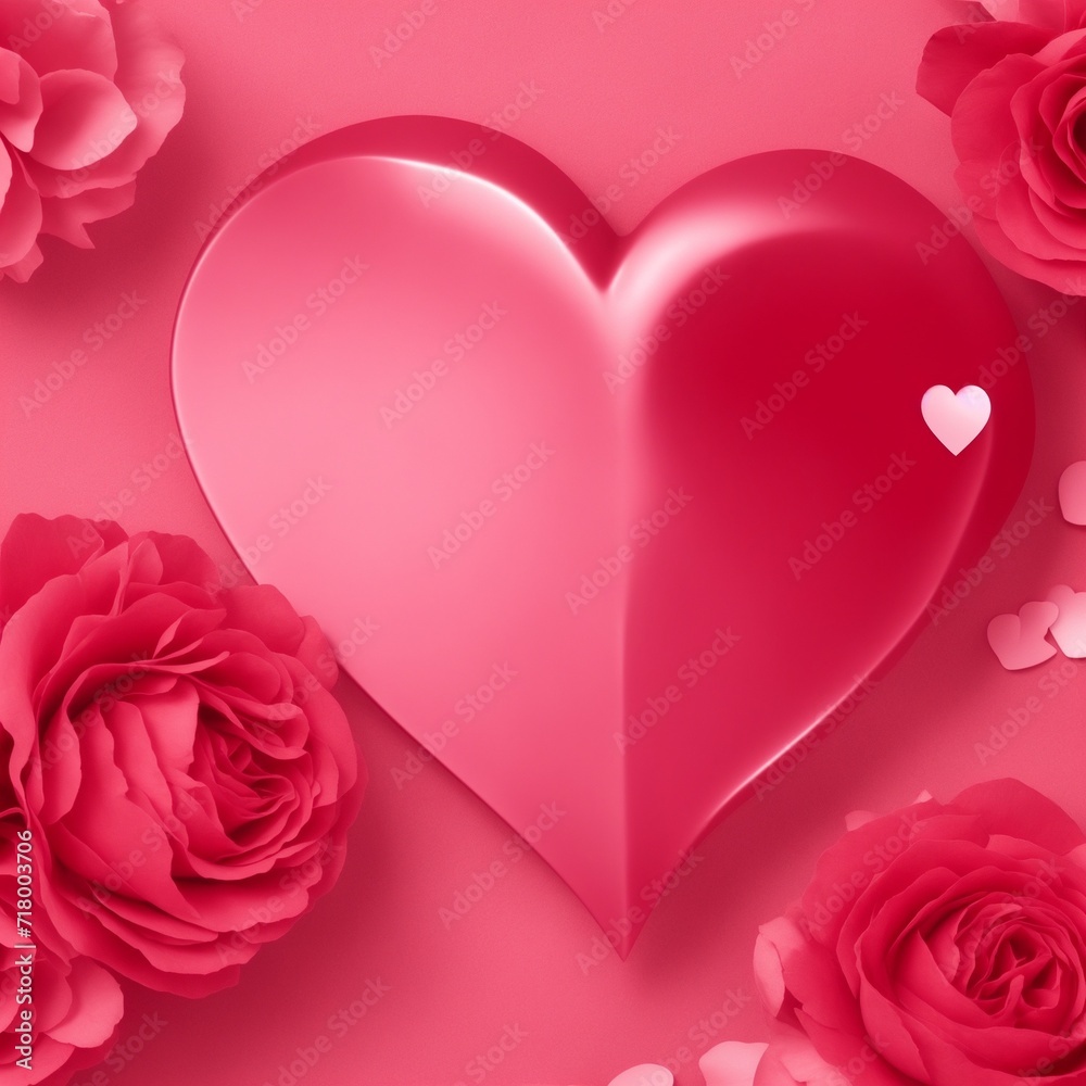 Valentine's Day Love and Romance Hearts Vector Illustration Decoration