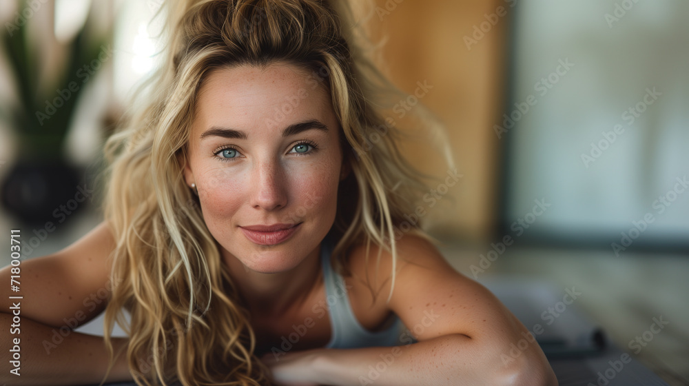 Serene Elegance: A Portrait of Well-being