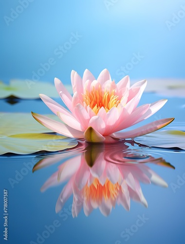 The lotus flowers are pink, very beautiful, with just the right amount of light