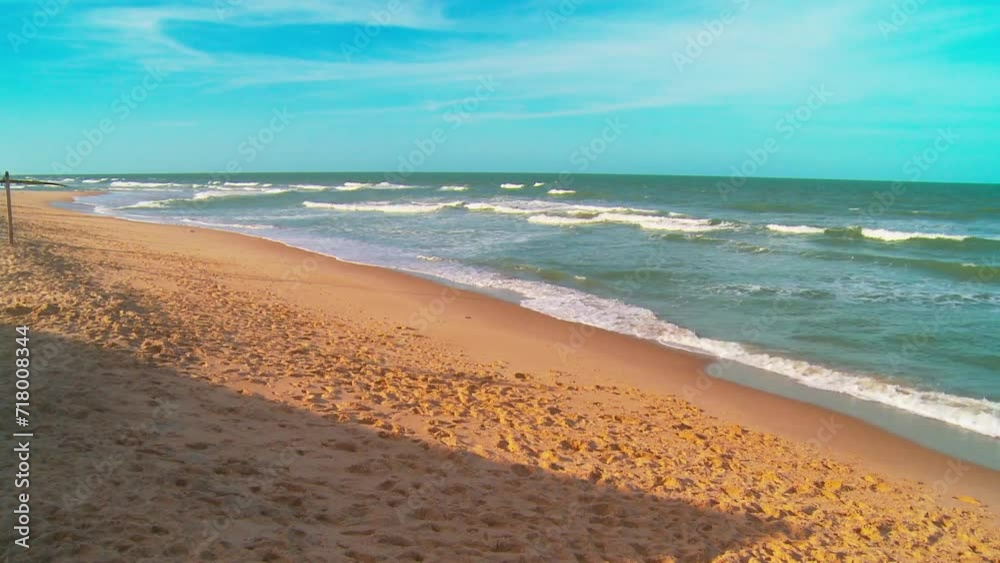 Unspoiled nature in Brazil of golden sand and crystal-clear waters Unspoiled nature in Brazil of golden sand and crystal-clear waters