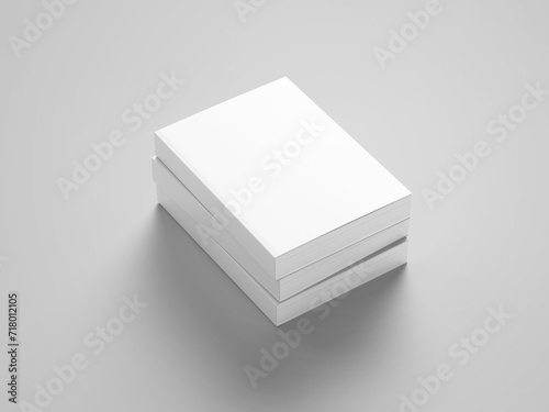 Blank thick book mockup