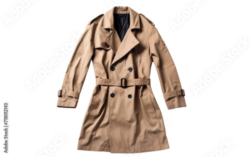 Trench Outerwear isolated on transparent Background © Sehar