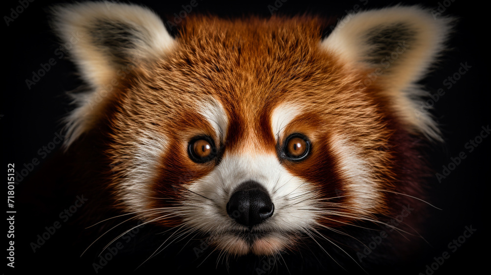 Close-up of a Red panda (Ailurus fulgens) Close-up of a Red panda (Ailurus fulgens)