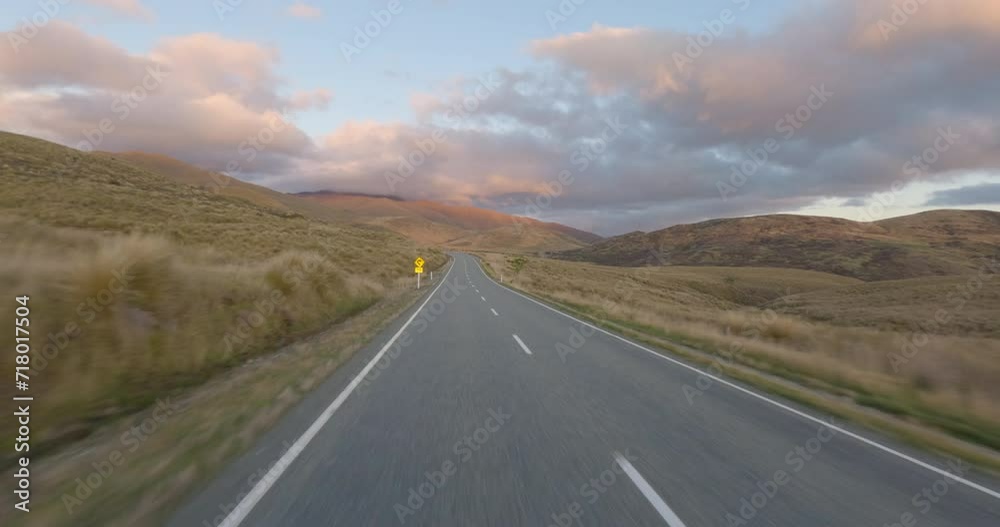 Exploring the Scenic Country Roads and Highways of South Otago, New Zealand - POV
