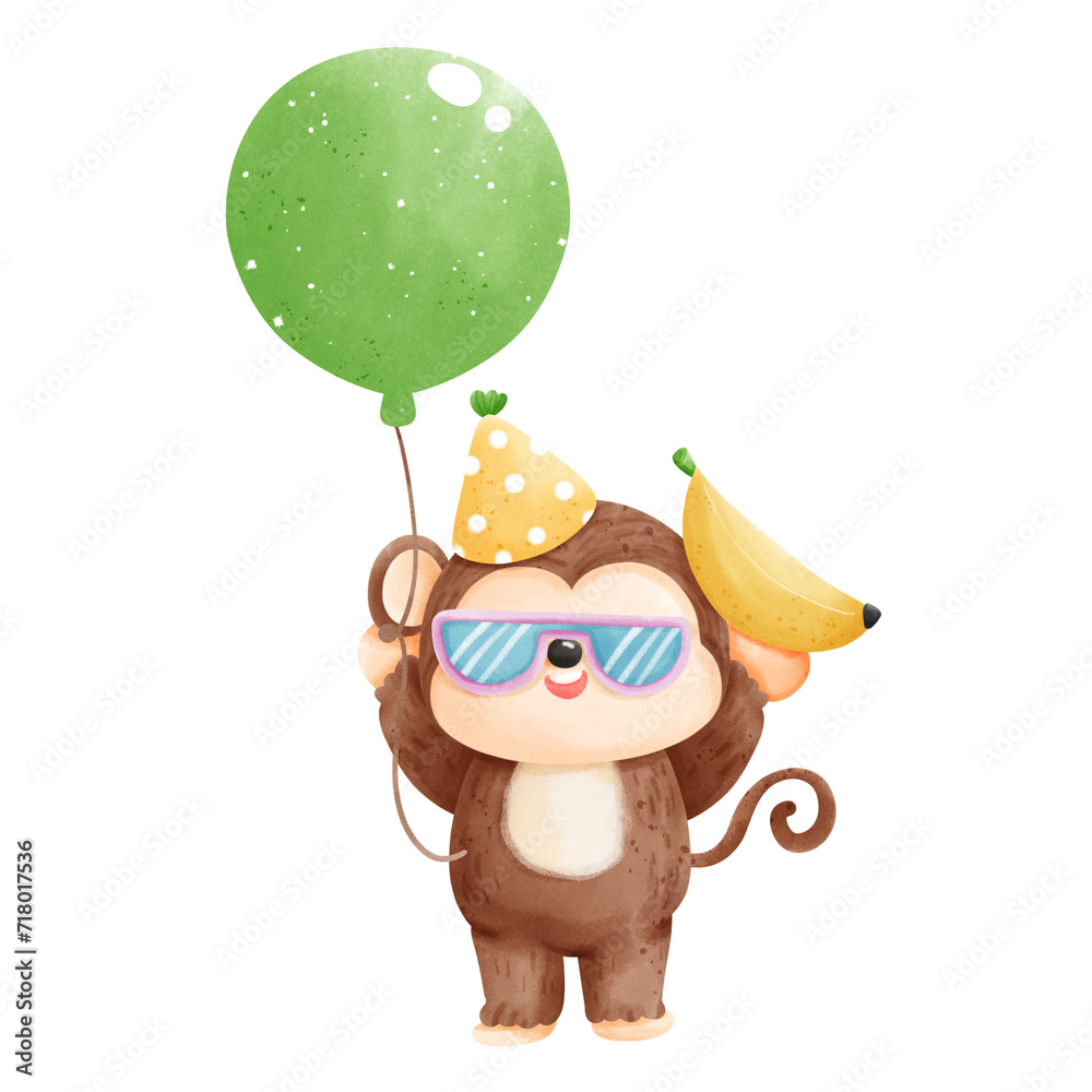 Fototapeta premium Baby Boy Monkey