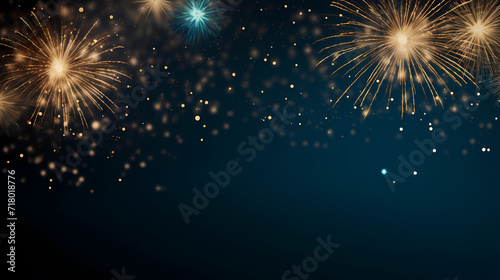 Fireworks background for celebration, holiday celebration concept