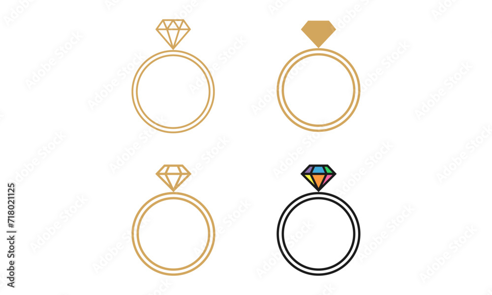 Ring logo, Diamond Ring Logo Ring logo, Diamond Ring Logo