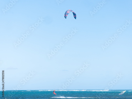 Kite-boarding in guadeloupe