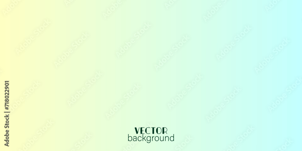 Colorful Abstract Gradient Background. Vector Ombre illustration. Bright graphic template for Design Art. Blurred Color Backdrop 2 to 1. Horizontal Digital backdrop with copy space for text.