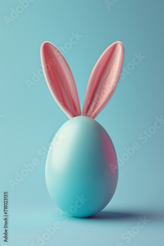 Easter Egg with Bunny Ears