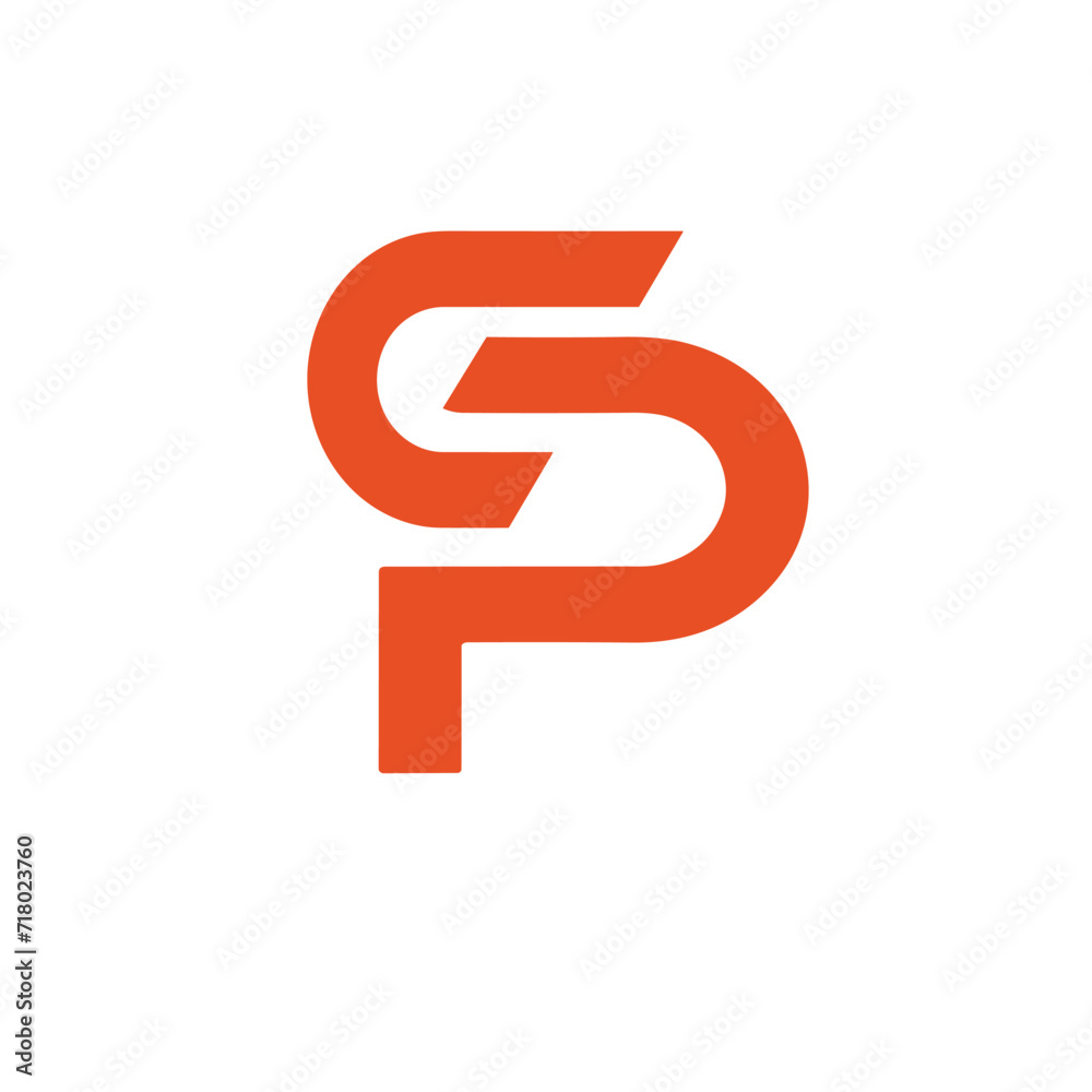 PS Letter Initial Logo Design Template Vector. PS Letter Initial Logo Design Template Vector.