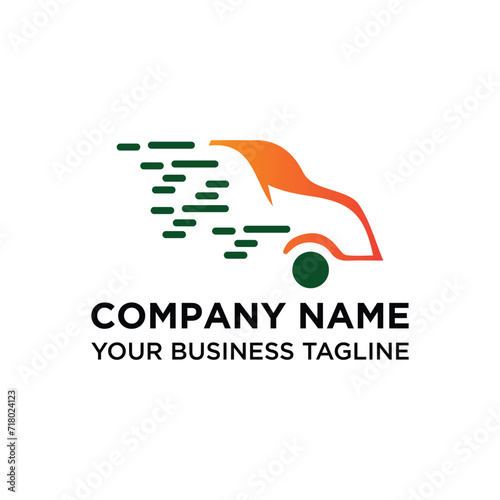 Fast vehicle logo Design