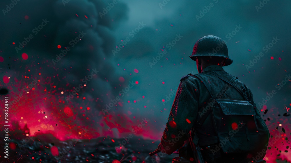 Soldier at World War Soldier at World War