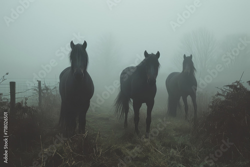Dark horses in the fog