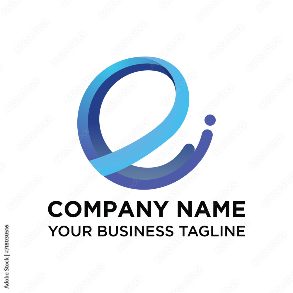 Letter E Modern Logo Design Letter E Modern Logo Design