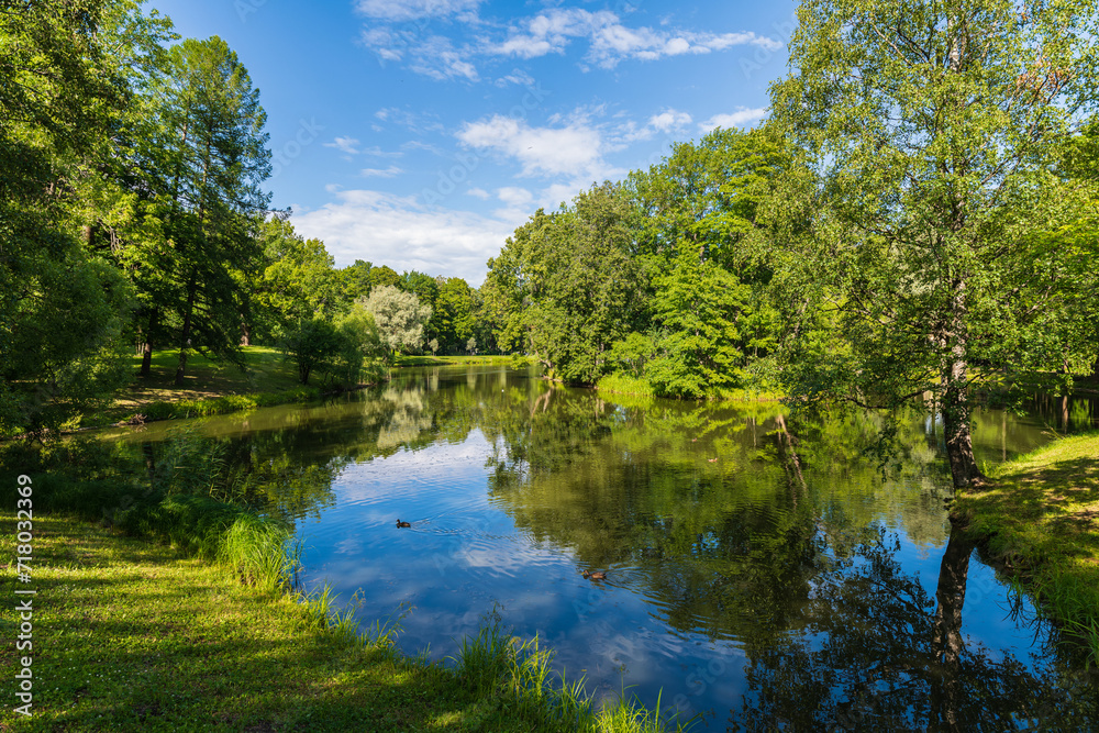 Landscape with the Bypass Canal in Alexander Park Landscape with the Bypass Canal in Alexander Park