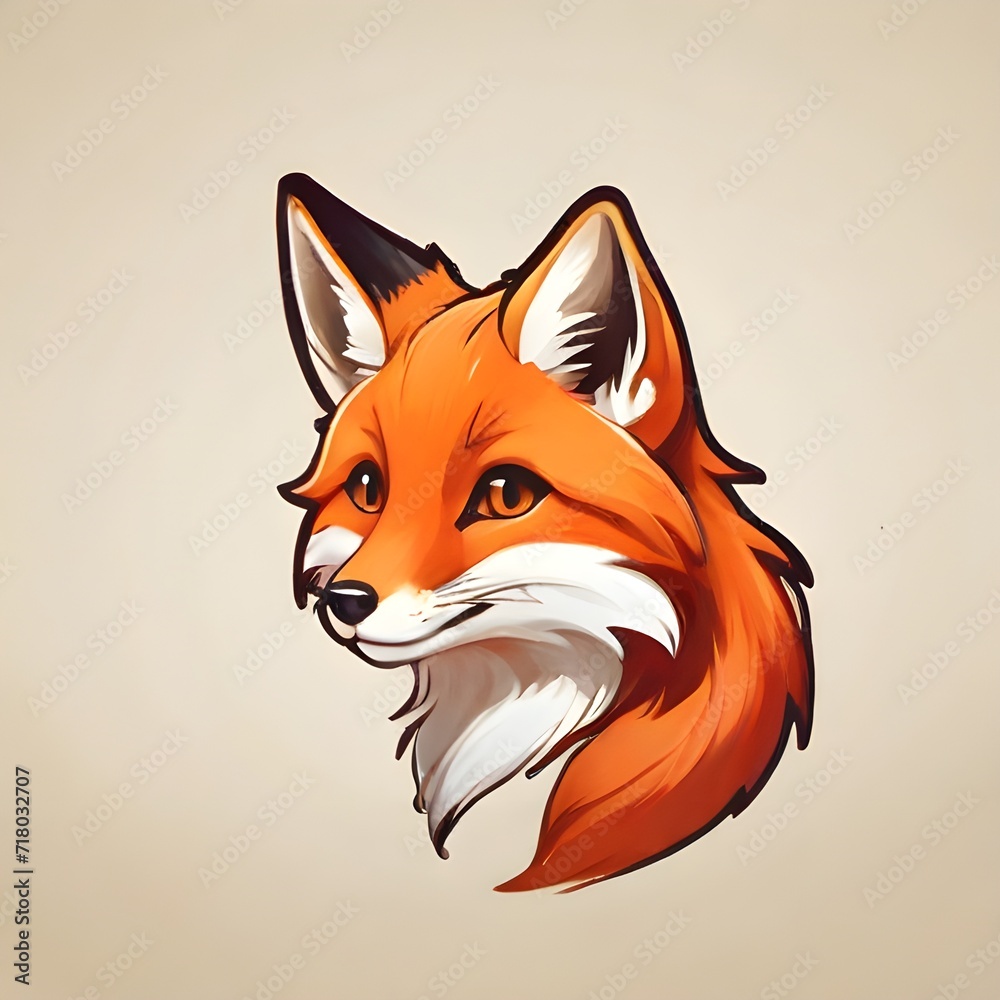red fox illustration red fox illustration
