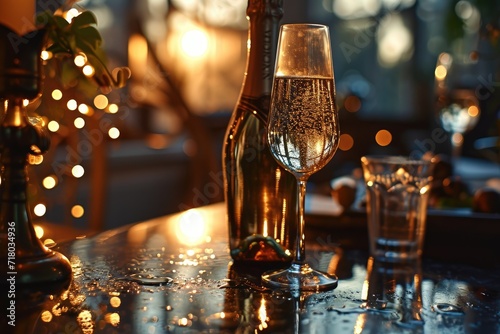 Effervescent elixir: sparkling wine, a bubbly celebration encapsulated in every sip, a golden symphony of effervescence and refined elegance for moments of joyous revelry.