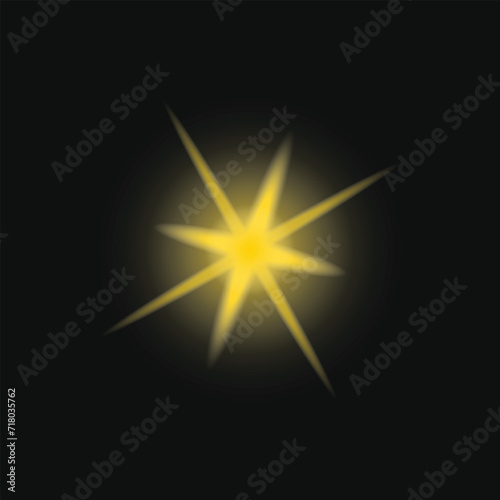 Realistic Yellow Light Effect