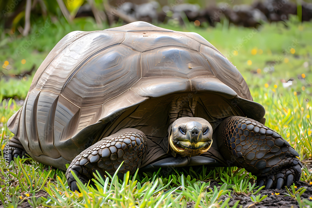 Galapagos tortoise - Galapagos Islands - The largest living tortoise ...