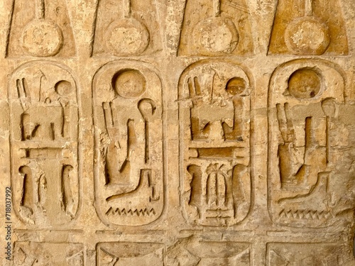 ancient egyptian hieroglyphics background 