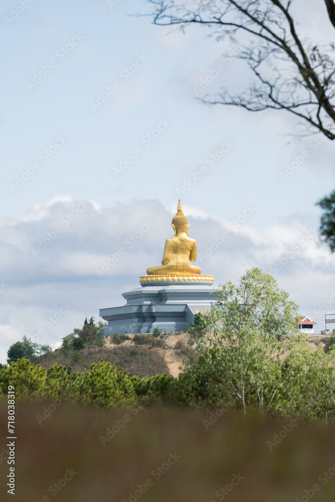 big buddha statue Surrounded by mountains in Xiangkhouang Province, Lao PDR big buddha statue Surrounded by mountains in Xiangkhouang Province, Lao PDR