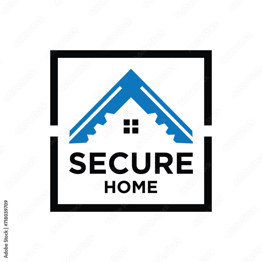 Home Secure Logo Design Home Secure Logo Design