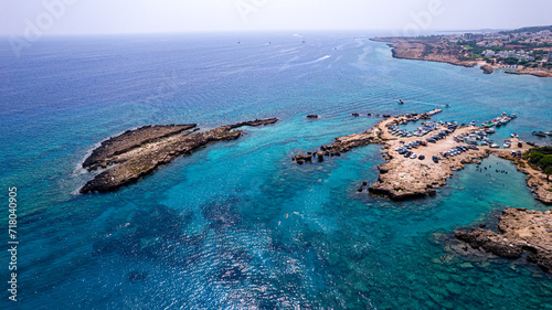 Photography Aerial view of Aya Nappa, Cyprus.