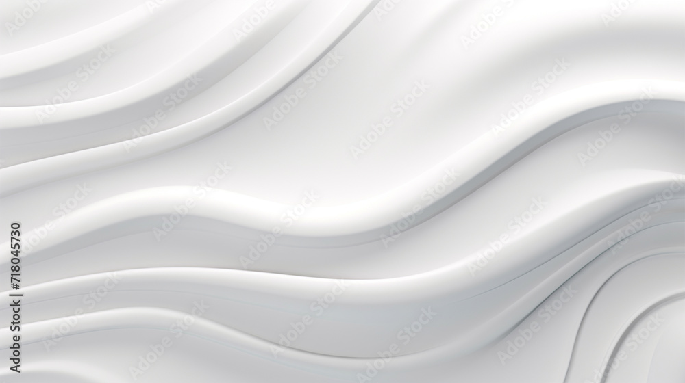White waves pattern abstract background - ai generative