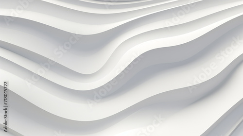 White waves pattern abstract background - ai generative