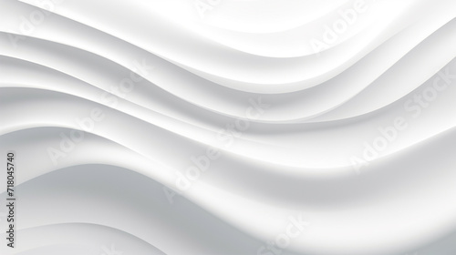 White waves pattern abstract background - ai generative