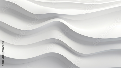 White waves pattern abstract background - ai generative