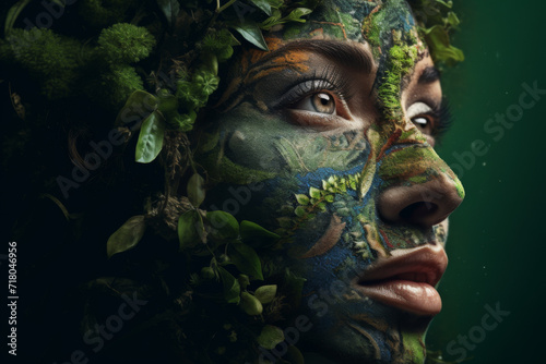 Close up of mother earth, Gaia
