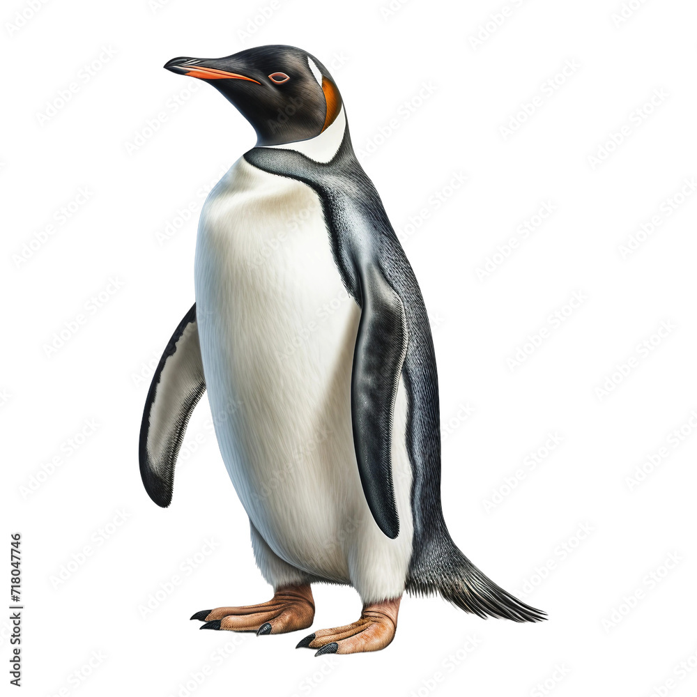 Fototapeta premium penguin isolated on white