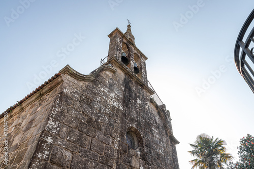 A Ponte Ulla, Spain. The Parish Church of Santa Maria Magdalena, a Galician Baroque Catholic temple