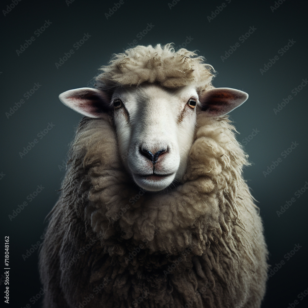 Small lamb and sheep sacrifice symbol