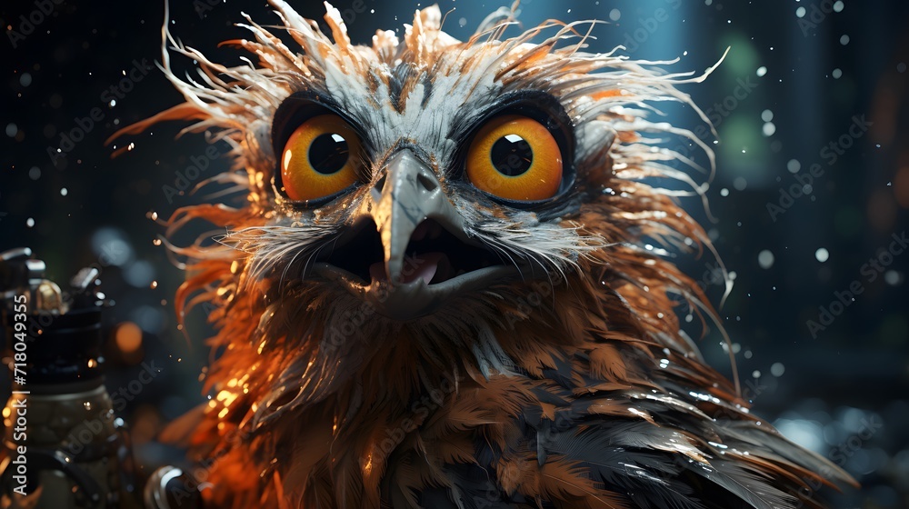 Anthropomorphic Animal Photo Generated with AI Tools Anthropomorphic Animal Photo Generated with AI Tools