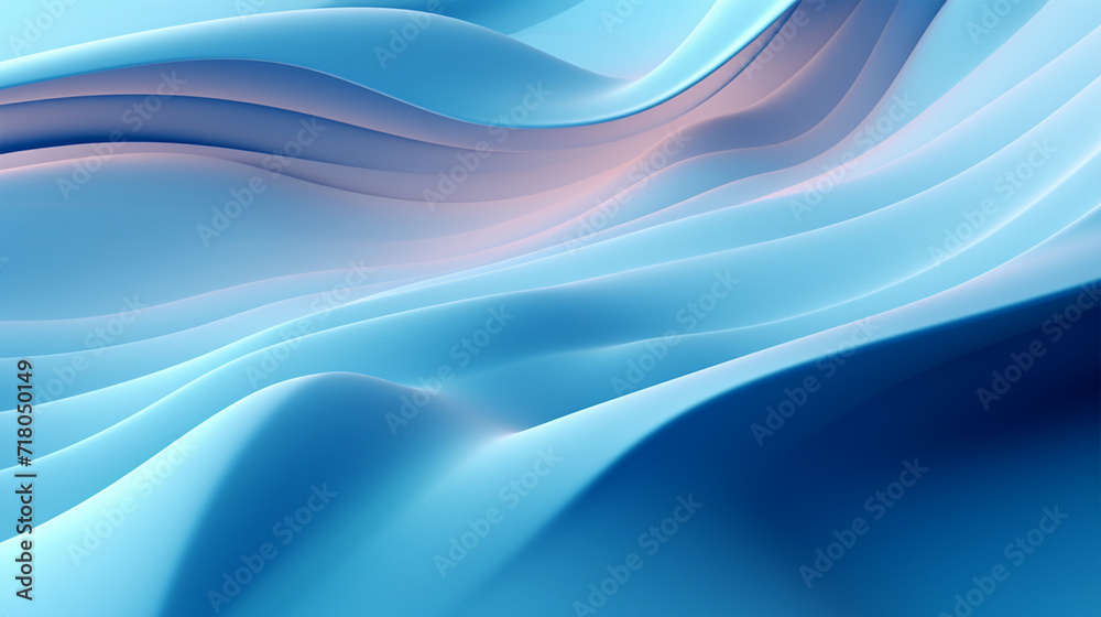 Blue waves pattern abstract background - ai generative Blue waves pattern abstract background - ai generative