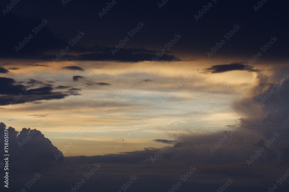 Fototapeta premium sunset in the sky