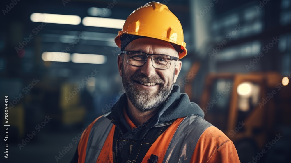 Milling operator portrait. Professional mechanical engineering Milling operator portrait. Professional mechanical engineering