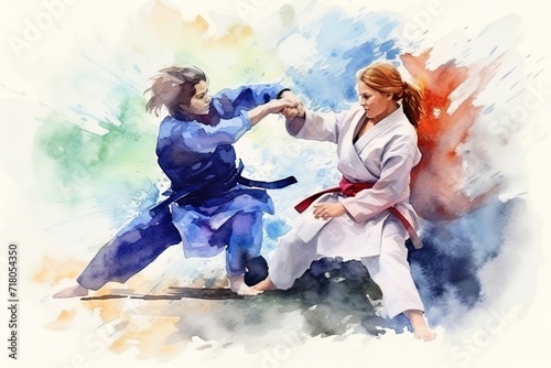 Fighters judokas