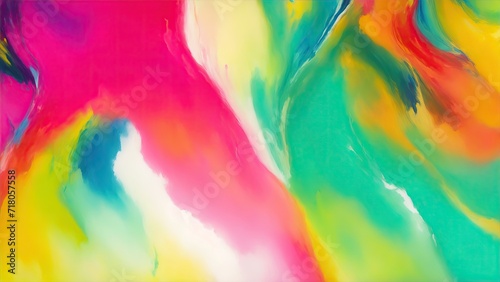 Abstract acrylic paint background, Mixing multicolored oil paint Textured Background