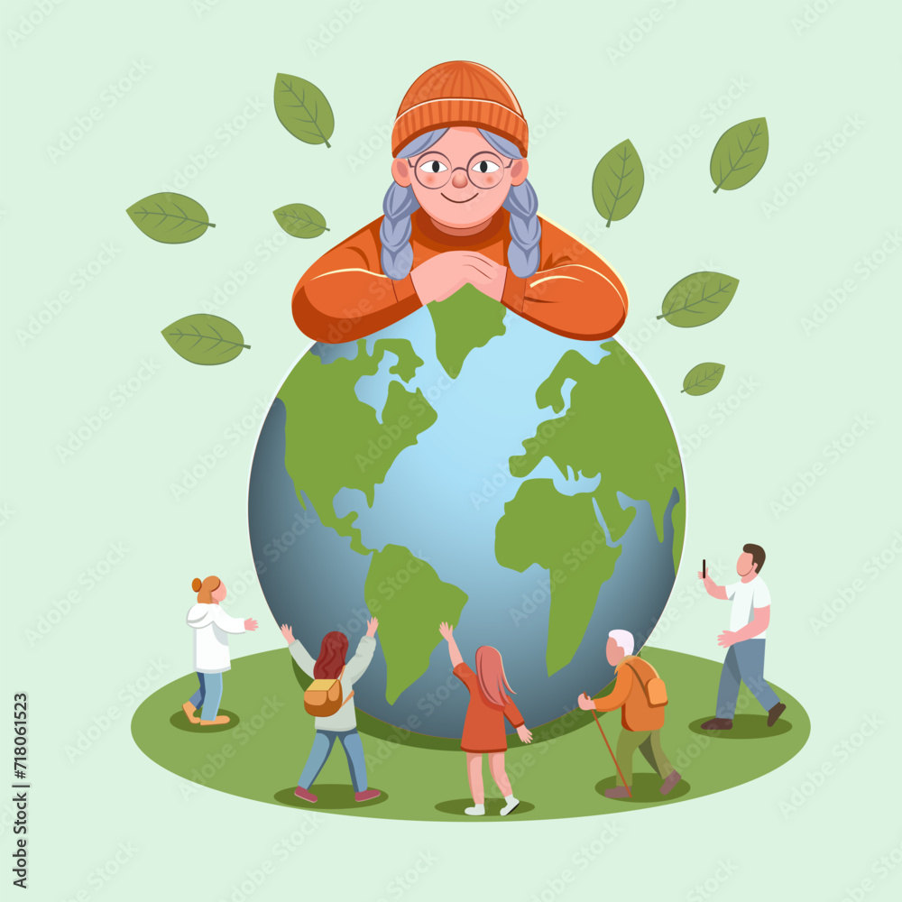 “Climate school strike”. A reference to the famous Swedish eco activist Greta Thunberg. “Climate school strike”. A reference to the famous Swedish eco activist Greta Thunberg.