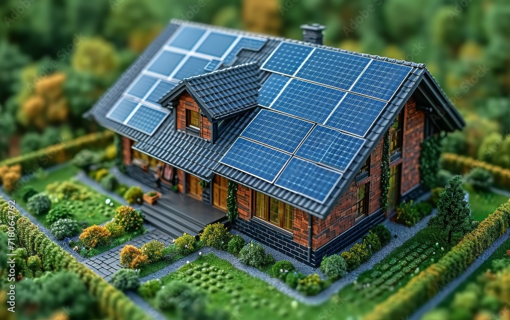 Solar panels on roof of the house renevable energy green power photovoltaic. Solar panels on roof of the house renevable energy green power photovoltaic.