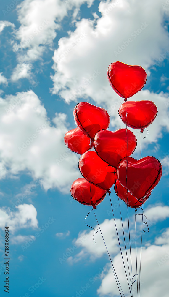 heart shaped balloons