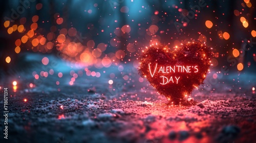 valentines background that reads "HAPPY VALENTINE'S DAY"